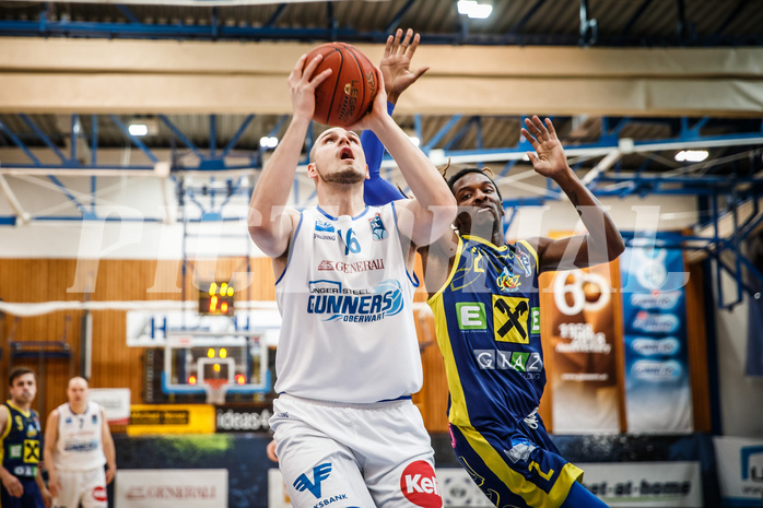 Basketball, bet-at-home Basketball Superliga 2021/22, Platzierungsrunde Spiel 8, Oberwart Gunners, UBSC Graz, Renato Poljak (16)