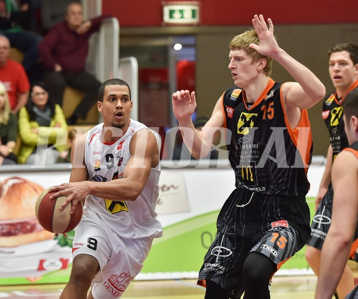 Basketball ABL 2015/16 Grunddurchgang 30.Runde WBC Wels vs F