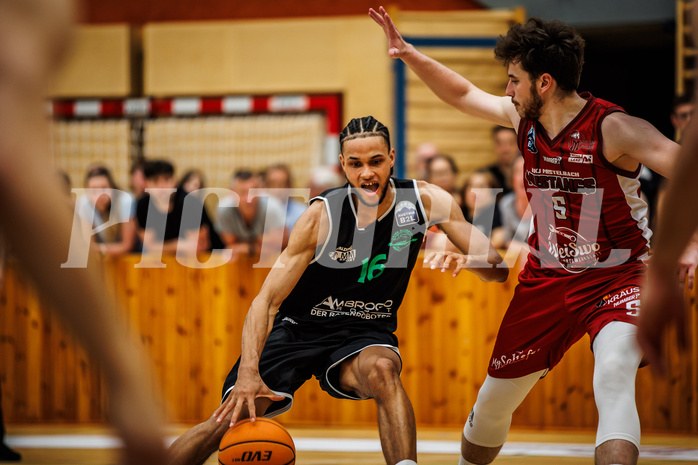 Basketball, Basketball Zweite Liga 2023/24, Playoff, Finale Spiel 1, Mistelbach Mustangs, Union Deutsch Wagram Aligators, Philip Konate (16)