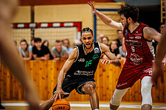 Basketball, Basketball Zweite Liga 2023/24, Playoff, Finale Spiel 1, Mistelbach Mustangs, Union Deutsch Wagram Aligators, Philip Konate (16)