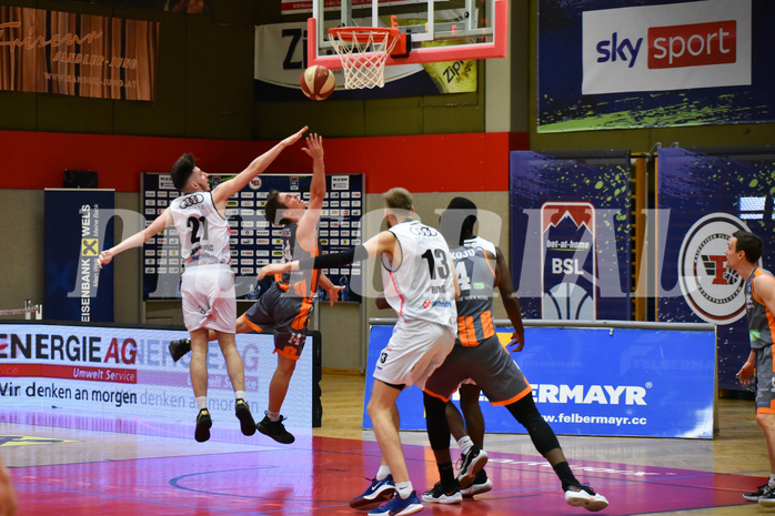Basketball Superliga 2020/21, Viertelfinale Spiel 4 Flyers Wels vs.Klosterneuburg Dukes