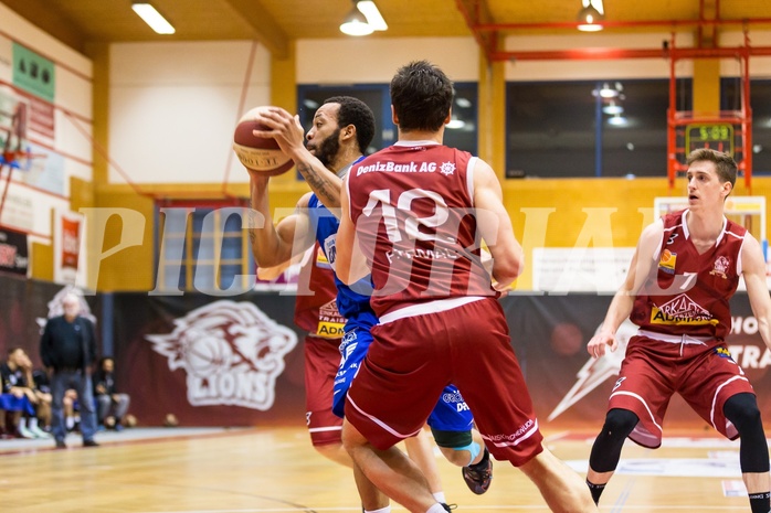 Basketball, ABL 2017/18, Grunddurchgang 14.Runde, Traiskirchen Lions, Oberwart Gunners, Louis Dabney Jr. (5)
