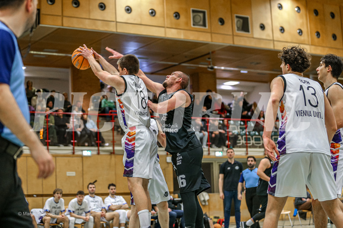 02.02.2025 Basketball Zweite Liga 2024/25, Grunddurchgang 17.Runde Vienna United vs. Güssing