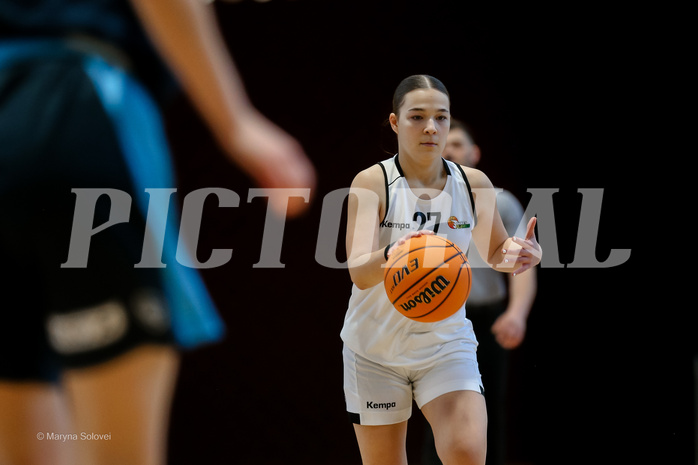15.02.2025 Österreichischer Basketballverband 2024/25, SLWU19, Basket Flames UNION vs. Vienna Timberwolves
