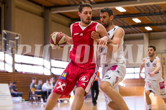 Basketball, 2.Bundesliga, Playoff Semifinale Spiel 2, Mattersburg Rocks, UBC St.Pölten, Erik Schranz (4)