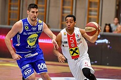 Basketball ABL 2017/18, Grunddurchgang 23.Runde Flyers Wels vs. Gmunden Swans