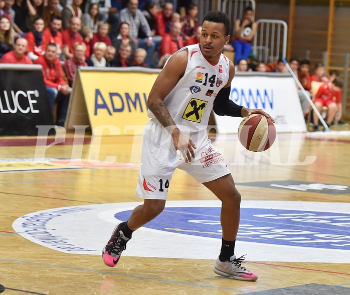 Basketball ABL 2015/16 Playoff Viertelfinale Spiel 1 WBC Wels vs Kapfenberg Bulls