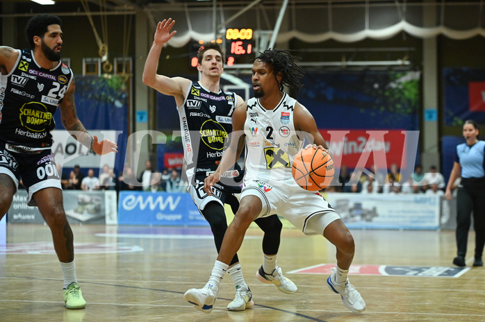 Basketball, Superliga 2023/24, Grunddurchgang 14. Runde, Flyers Wels vs. Gmunden,
