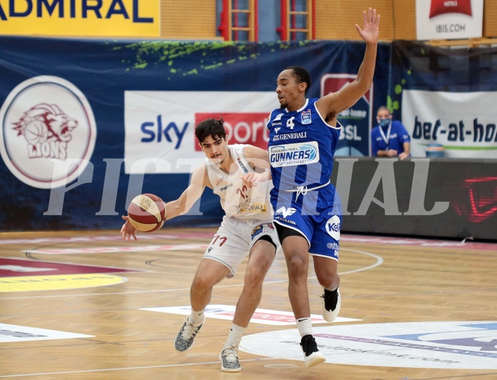 Basketball Superliga 2020/21,  Grunddurchgang 9.Runde, Traiskirchen Lions vs. Oberwart Gunners