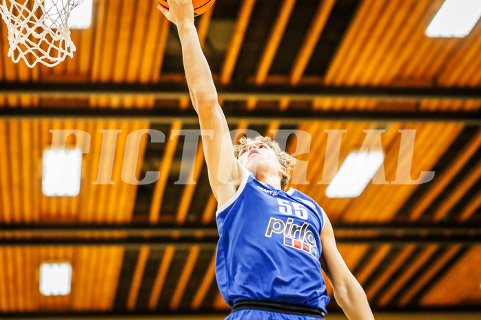 Basketball, Basketball Zweite Liga 2024/25, Grunddurchgang 2.Runde, Mattersburg Rocks, Kufstein Towers, Felix Erath (55)