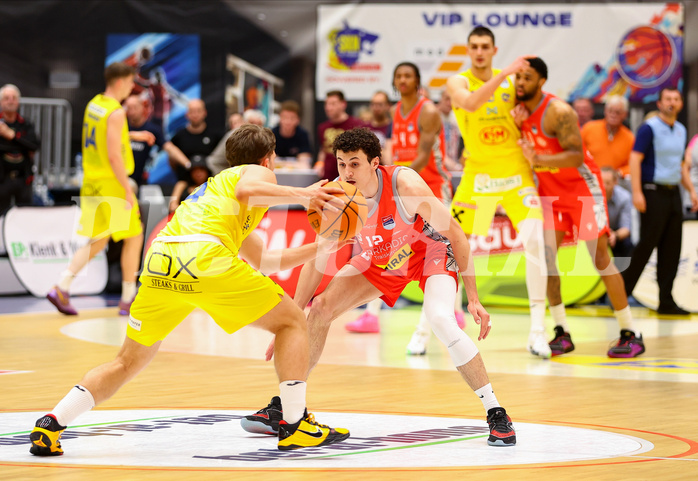 Basketball Superliga 2023/24, Playoff, Viertelfinale Spiel 4 SKN St. Pölten vs. Traiskirchen Lions


