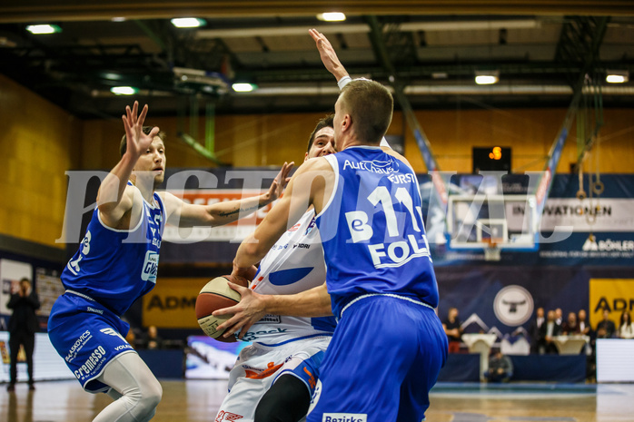 Basketball, Admiral Basketball Superliga 2019/20, Grunddurchgang 10.Runde, Kapfenberg Bulls, Oberwart Gunners, Bogic Vujosevic (5)