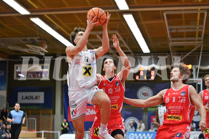 Basketball, Superliga 2024/25, Grunddurchgang 10.Runde, Flyers Wels vs. Traiskirchen Lions,
