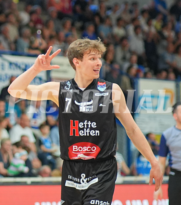 Basketball, Basketball Superliga 2024/25, Playoffs, Viertelfinale Spiel 3, Oberwart Gunners vs. Kapfenberg 