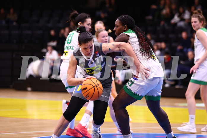 03.02.2024, Graz, Raiffeisen Sportpark, Basketball Damen Superliga 2023/24, Grunddurchgang 11.Runde, UBI Holding Graz - BK Raiffeisen Duchess Klosterneuburg ,  