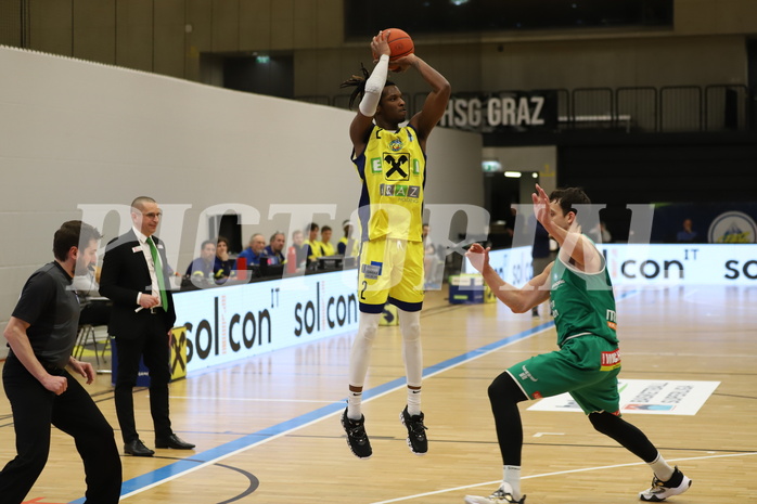 Basketball Superliga 2021/22, Grunddurchgang 15. Runde, UBSC Graz vs. Kapfenberg Bulls