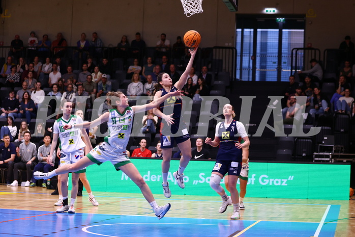 01.04.2024, Graz, Raiffeisen Sportpark, Basketball Damen Superliga 2023/24, Finale, Spiel 2, UBI Holding Graz - SKN St. Pölten Frauen ,  