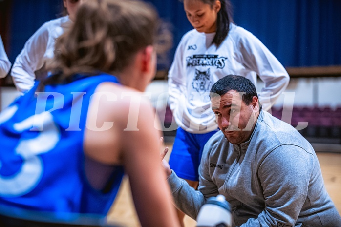 Basketball Basketball Damen Superliga 2021/22, Damen CUP Semifinale Basket Flames vs. Vienna D.C. Timberwolves
