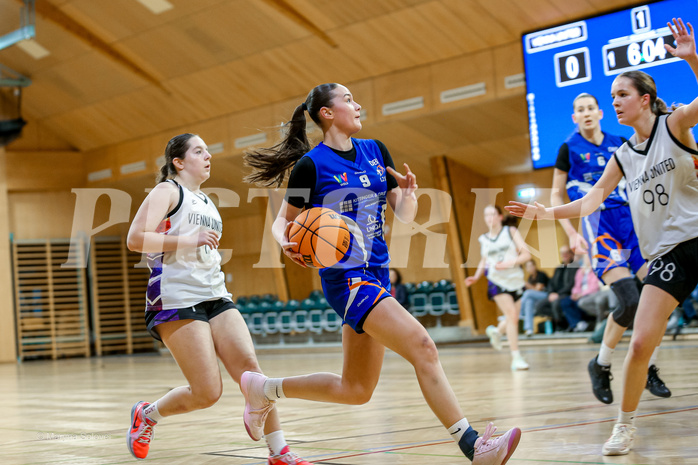 05.04.2025 Österreichischer Basketballverband 2024/25, SLWU16 Vienna United vs. DBB  Basketgirls Wels