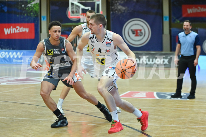 Basketball, Superliga 2024/25, Grunddurchgang 19.Runde, Flyers Wels vs. Klosterneuburg,