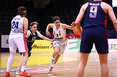 04.02.2024, Graz, Raiffeisen Sportpark, Basketball Damen Superliga 2023/24, Grunddurchgang 11.Runde, UBSC-DBBC Graz - SKN St. Pölten Frauen ,  