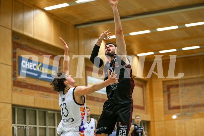 Basketball Zweite Liga 2024/25, Grunddurchgang 11.Runde Vienna United vs. Mistelbach Mustangs


