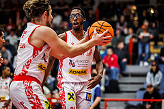 Basketball, win2day Basketball Superliga 2024/25, Grunddurchgang 12.Runde, Traiskirchen Lions, Klosterneuburg Dukes, Nelson Haskin (21)