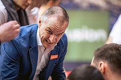 Basketball, Win2Day Superliga 2022/23, 5. Qualifikationsrunde, Vienna Timberwolves, Traiskirchen Lions, Radomir Mijanovic (Head Coach)