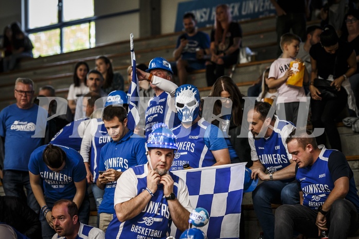 Basketball, ABL 2018/19, Playoff VF Spiel 1, Oberwart Gunners, BC Vienna, Gunners Fans