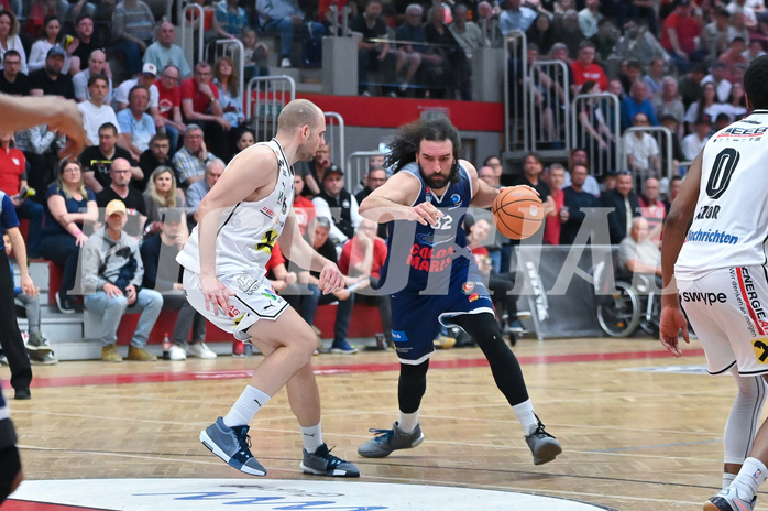 Basketball Superliga 2024/25, Playoff, Viertelfinale Spiel 3, Flyers Wels vs BBC Nord Dragonz,