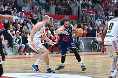 Basketball Superliga 2024/25, Playoff, Viertelfinale Spiel 3, Flyers Wels vs BBC Nord Dragonz,
