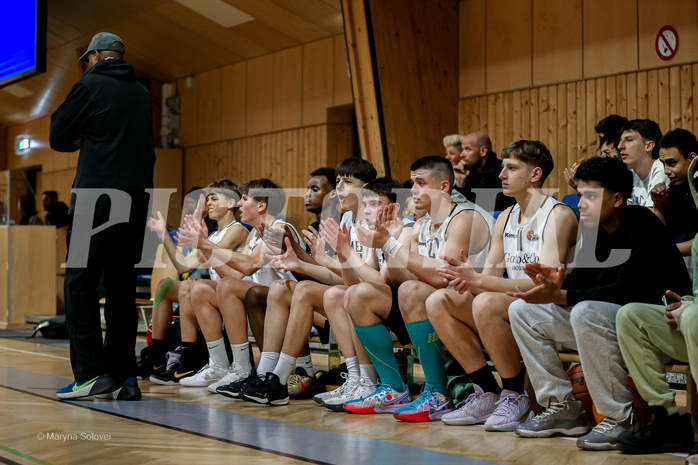 16.02.2025 Österreichischer Basketballverband 2024/25, SLMU16 Basket Flames WAT vs SG Salzkammergut