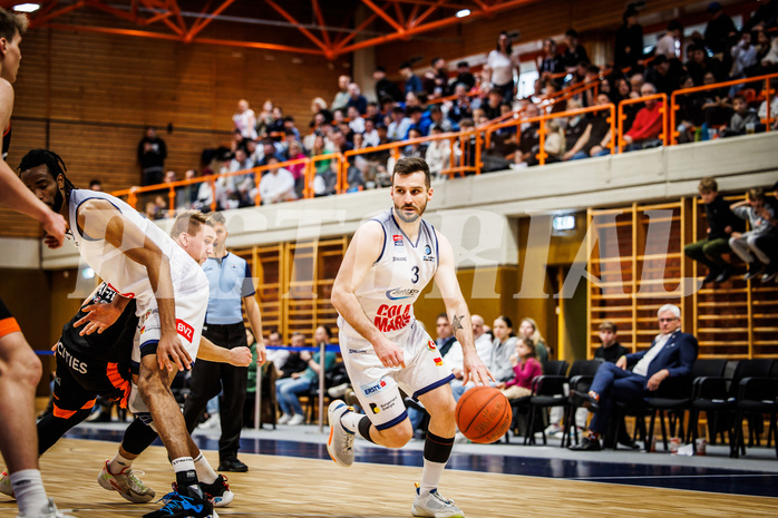 Basketball, win2day Basketball Superliga 2022/23, 10. Qualifikationsrunde, BBC Nord Dragonz, Fürstenfeld Panthers, Petar Cosic (3)