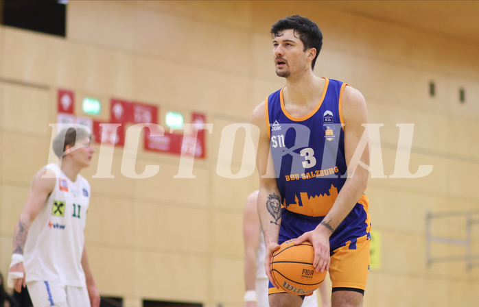 Basketball Zweite Liga 2024/25, Grunddurchgang 14.Runde Dornbirn Lions vs. BBU Salzburg


