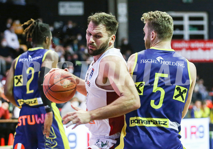 Basketball Superliga 2021/22, Grunddurchgang 17.Runde BC Vienna vs. UBSC Graz