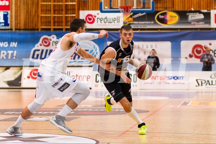 Basketball ABL 2015/16 Grunddurchgang 13.Runde Oberwart Gunners vs. Traiskirchen Lions