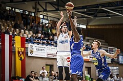 Basketball, ABL 2018/19, Playoff HF Spiel 2, Oberwart Gunners, Gmunden Swans, Hayden Thomas Lescault (11)