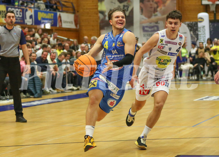Basketball Superliga 2023/24, Grunddurchgang 20.Runde Gmunden Swans vs. SKN St. Pölten


