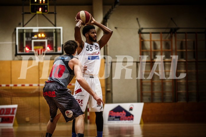 Basketball, 2.Bundesliga, Playoff VF Spiel 2, Mattersburg Rocks, Villach Raiders, Arnold FRIPP (55)