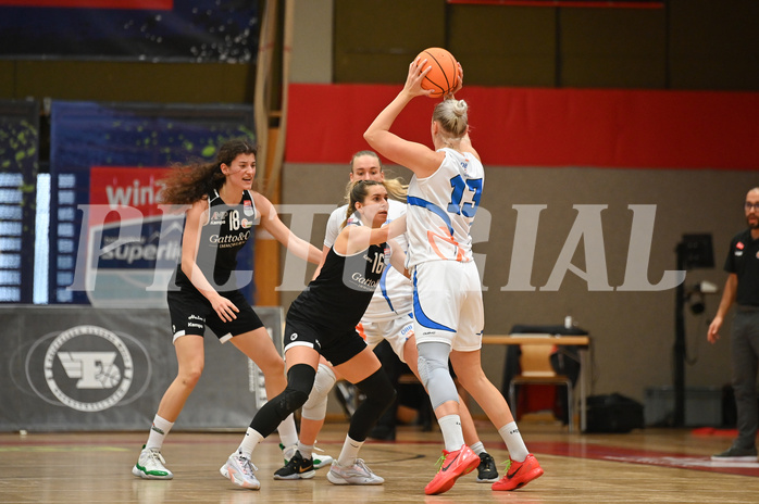 Basketball Superliga 2024/25, Supercup 1.Runde, DBB Wels vs Basket Flames Women,

