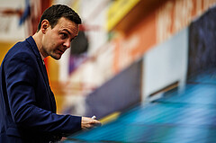 Basketball, win2day Basketball Superliga 2024/25, Grunddurchgang 17.Runde, SKN St. Pölten, Traiskirchen Lions, Benedikt Danek (Head Coach)