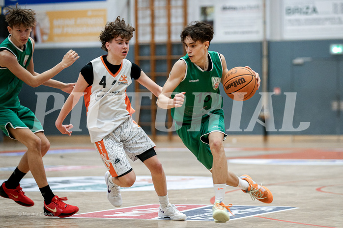 29.03.2025 Österreichischer Basketballverband 2024/25, SLMU16, Basket Dukes vs. KOS Celovec