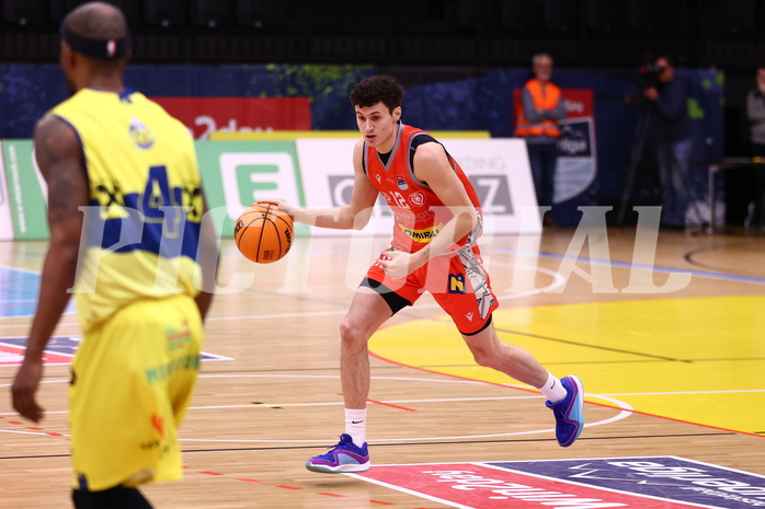 13.01.2024, Graz, Raiffeisen Sportpark Graz, Basketball Superliga 2023/24, Grunddurchgang, Runde 18, UBSC Raiffeisen Graz - Arkadia Traiskirchen Lions