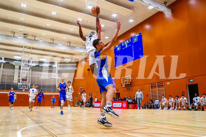 24.11.2024 Österreichischer Basketballverband 2024/25, SLMU16, Vienna Timberwolves vs. ATSE Graz