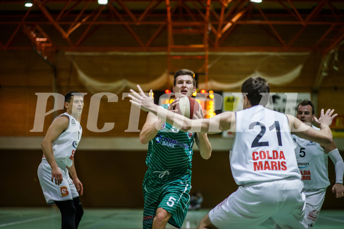 Basketball, Basketball Zweite Liga, Grunddurchgang 16.Runde, BBC Nord Dragonz, KOS Celovec, Andi Smrtnik (5)