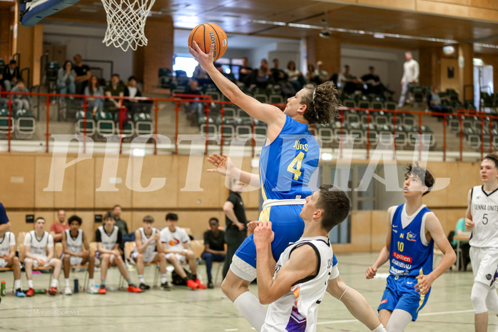27.04.2025 Österreichischer Basketballverband 2024/25, SLMU16, VF Vienna United vs. SKN St. Pölten