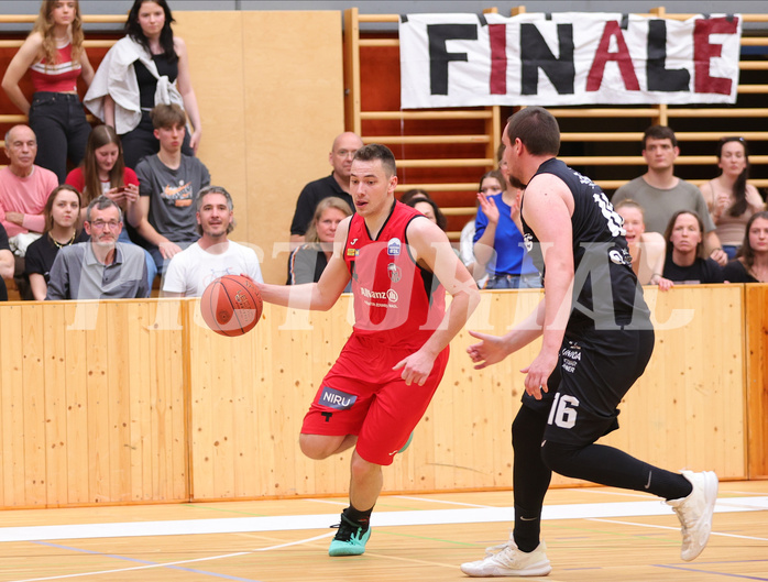 Basketball Zweite Liga 2022/23, Playoff, Finale Spiel 1 Mistelbach Mustangs vs. Güssing Blackbirds


