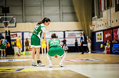 Basketball, Win2Day Basketball Damen Superliga 2023/24, Playoff, Finale Spiel 3, SKN St. Pölten, UBI Graz, Nika Cic (18), Simone Schwarzinger (7)