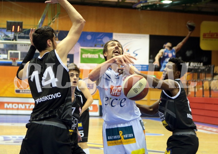 Basketball ABL 2015/16 Grunddurchgang 11.Runde Kapfenberg Bull vs Traiskirchen Lions 