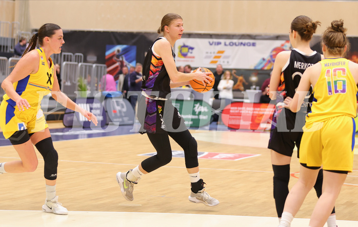 Basketball Damen Superliga 2023/24, Grunddurchgang 9.Runde SKN St. Pölten vs. Vienna United


